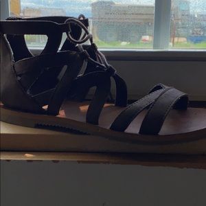 Brown sandals